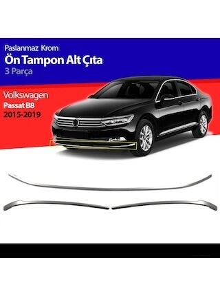 Volkswagen Passat B8 Ön Tampon Çitası Krom Nikelajı 2015-2018