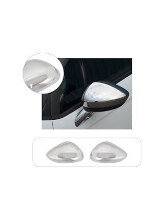 Citroen C4 Uyumlu 2010-2020 Krom Ayna Kapağı 2 Parça Paslanmaz Çelik