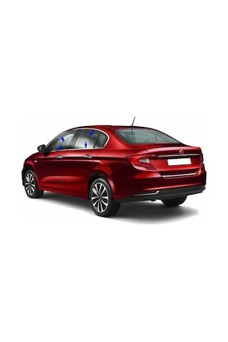 IMG-7835406174052988062.jpg Fiat Egea Sedan Cam Çıtası Çerçevesi Set Kromu Nikelajı 8 Parça - Görsel 1