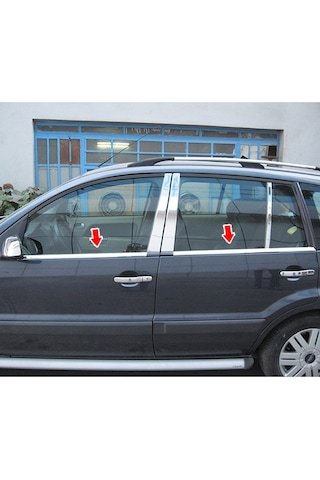 IMG-8353439763306620821.jpg Ford Fusion Krom Cam Çıtası 2002 Üzeri 4 Prç - Görsel 1