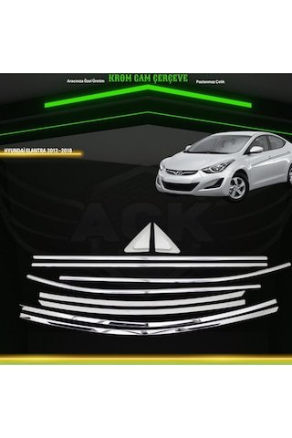 IMG-8626851237709763127.jpg Hyundai Elantra 2014-2019 Araca Özel Cam Çerçevesi Tamtur A+ - Görsel 1