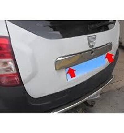 Duster 2010 Üzeri Krom Bagaj Çıtası Plaka Üzeri 1 Parça