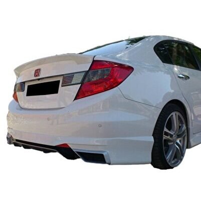 Honda Civic Uyumlu Yedek Parça 2012 Özel Arka Karlık Difüzörlü Boyasız