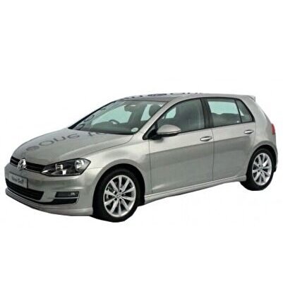 Volkswagen Golf 7 2012 - 20 Uyumlu Yedek Parça Sportline Marşpiyel Plastik Boyasız