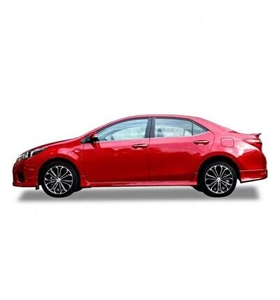 Toyota Corolla 2012-2018 Uyumlu Yedek Parça Marşpiyel Plastik Boyasız