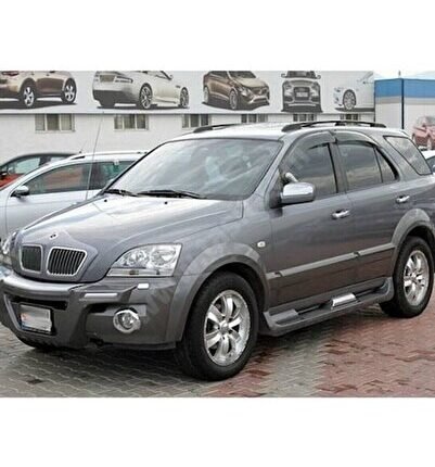 Kia Sorento 2003-2009 Uyumlu Yedek Parça Yan Basamak Füme