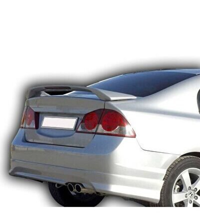 Honda Fd6 Uyumlu Yedek Parça Işıklı Spoiler Boyasız