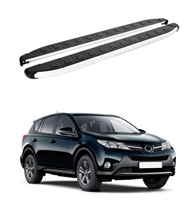 Toyota Rav4 (Xa40) 2013-2018 Yan Basamak Alyans Gri