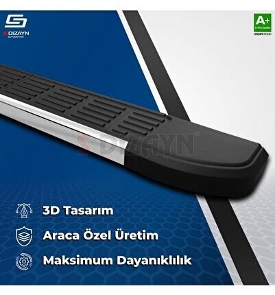 S-Dizayn Nissan Juke 2 S-Line Krom Yan Basamak 173 Cm 2019 Üzeri A+ Kalite