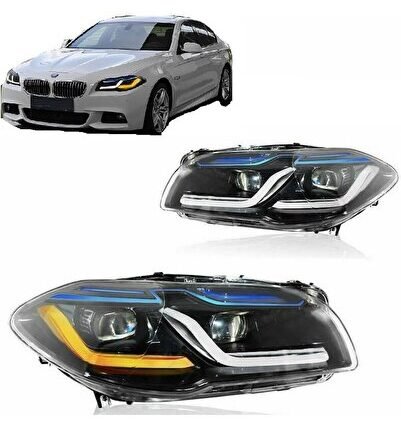 BMW F10 2011-2014 5.SERİ MAKYAJSIZ G30 DİZAYN ÖN FAR