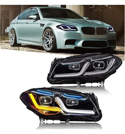 BMW F10 2011-2014 MAKYAJSIZ UYUMLU LCİ DÖNÜŞÜM ÖN FAR