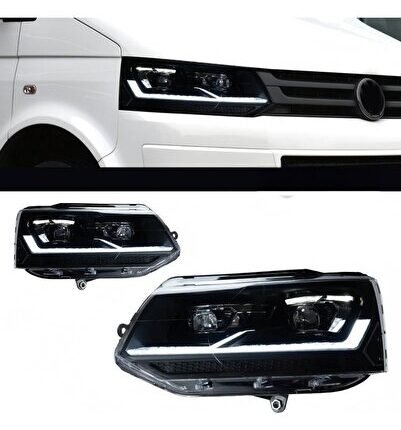 Vw Transporter T5 2011.2012.2013 Uyumlu T6.1 Dizayn Ful LED Ön Far