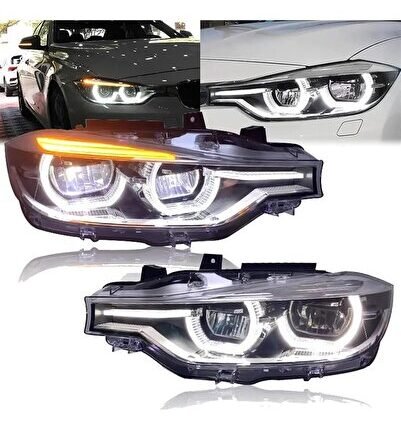 BMW F30 2012-2019 3.SERİ BİXENON UYUMLU LCİ LED ÖN FAR
