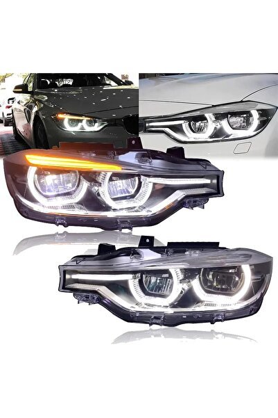 1_org_zoom-31352.jpg BMW F30 2012-2019 3.SERİ BİXENON UYUMLU LCİ LED ÖN FAR - Görsel 1