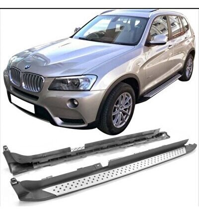 Bmw X3 Uyumlu 2003-2010 Yan Basamak Koruma BMW Tip Style (İthal)
