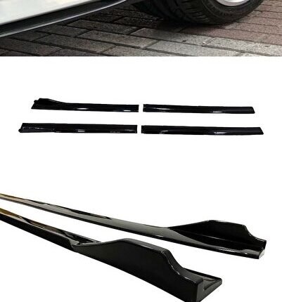 Hyundai I40 Flaplı Yan Marşpiyel Eki 8 Parça Piano Black