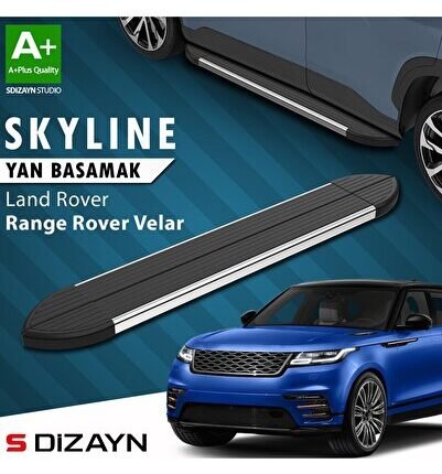 S-Dizayn Land Rover Range Rover Velar Skyline Krom Yan Basamak 193 Cm 2017 Üzeri A+ Kalite