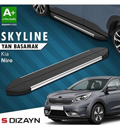 S-Dizayn Kia Niro Skyline Krom Yan Basamak 183 Cm 2017 Üzeri A+ Kalite