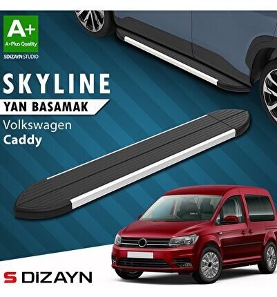 S-Dizayn VW Caddy 3 Skyline Aluminyum Yan Basamak 193 Cm 2004-2020 A+ Kalite