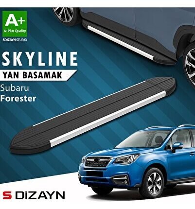 S-Dizayn Subaru Forester 4 Skyline Aluminyum Yan Basamak 183 Cm 2012-2019 A+ Kalite