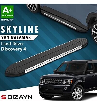 S-Dizayn Land Rover Discovery 4 Skyline Krom Yan Basamak 193 Cm 2009-2016 A+ Kalite