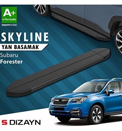 S-Dizayn Subaru Forester 4 Skyline Siyah Yan Basamak 183 Cm 2012-2019 A+ Kalite