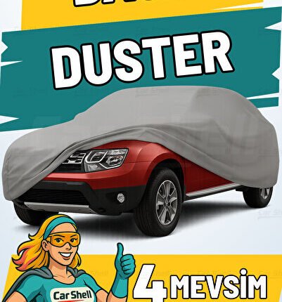 Dacia Duster Uyumlu Araba Brandası Su ve Güneş Geçirmez Çizilmez Miflonlu Örtü Oto Örtü