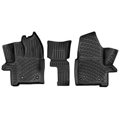 Ford Tourneo Custom 2012-2023 3D Havuzlu Paspas | Şoför +1 Yolcu Koltuğu - Otomatik Vites