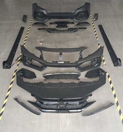 Honda Civic Fc5 2016-2021 Type R Body Kit (Panjur Dahil Ledsiz) Uyumlu